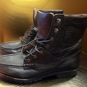 Authentic Polo Ralph Lauren Black Boots 11D